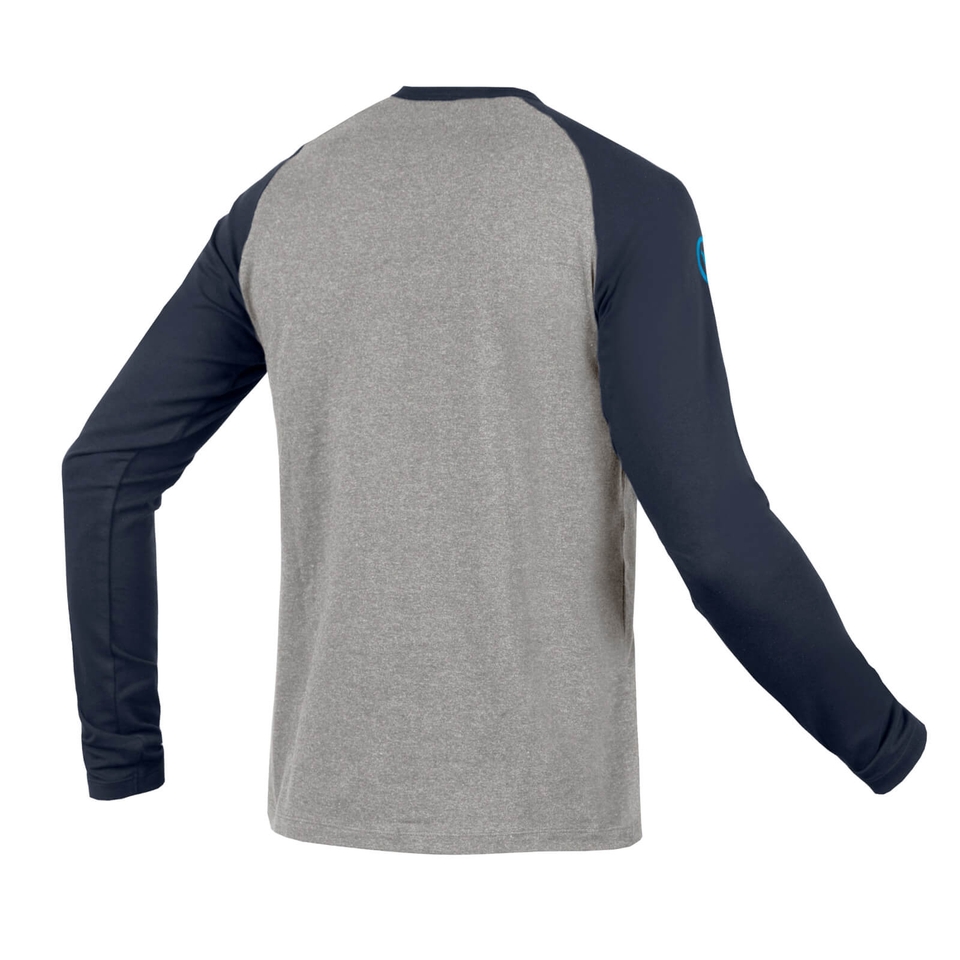 Men's One Clan Raglan L/S - Ink Blue