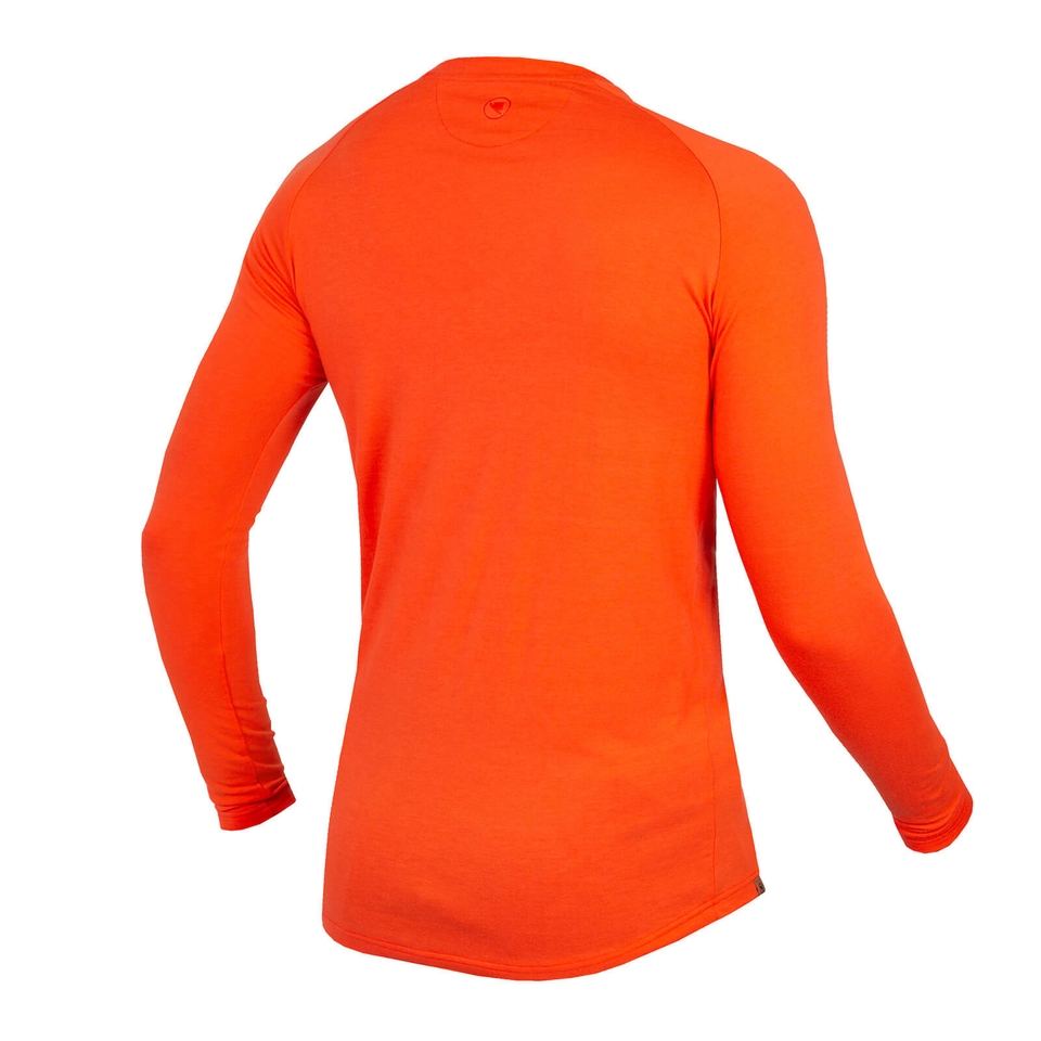 Men's BaaBaa Blend L/S Baselayer - Paprika