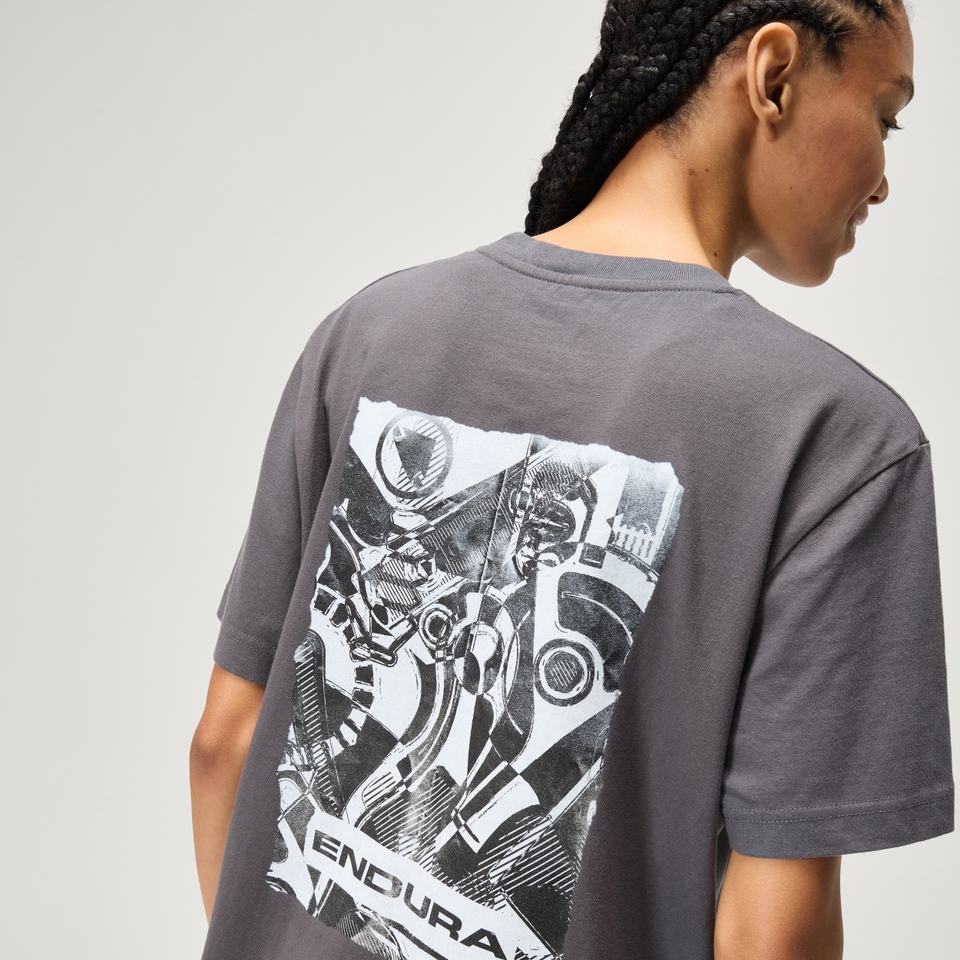 Unisex 'Gearworks' T-Shirt - Pewter