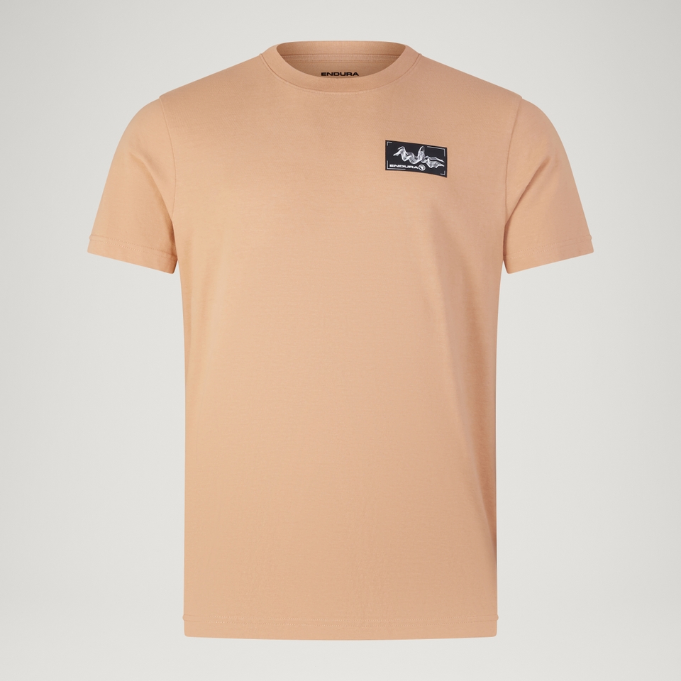 Unisex 'Fluctuate' T-Shirt - Tan